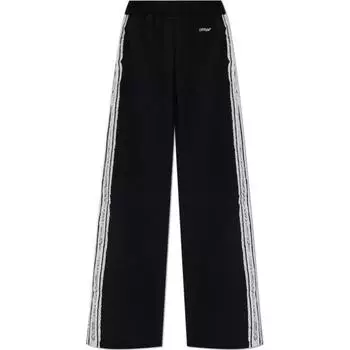 OFF-WHITE Спортивные брюки OFF WHITE с кружевной отделкой