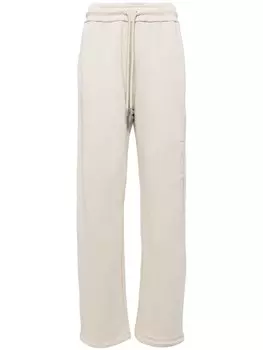 Off-White спортивные брюки с логотипом, нейтральный цвет