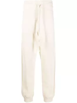 Off-White спортивные брюки с полосками Diag, нейтральный цвет