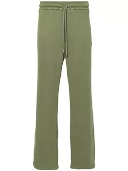 Off-White спортивные штаны Windy Arrow, зеленый