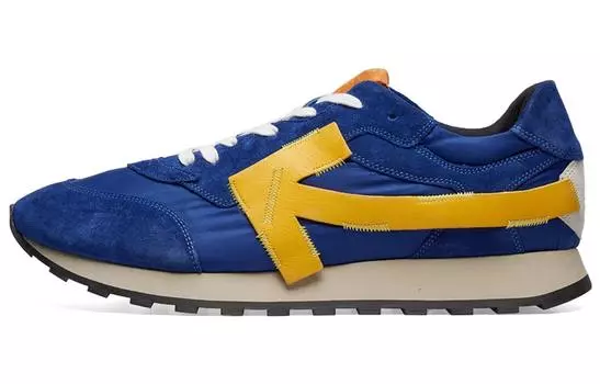 OFF-WHITE Стильная обувь для мужчин, Blue/Yellow