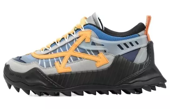 Кроссовки мужские Off-White, черный / оранжевый