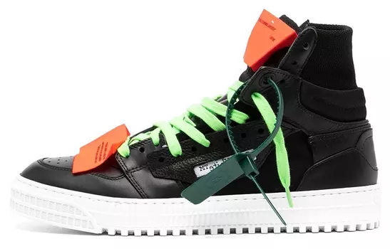 Кроссовки мужские Off-White Off-Court, черный / оранжевый