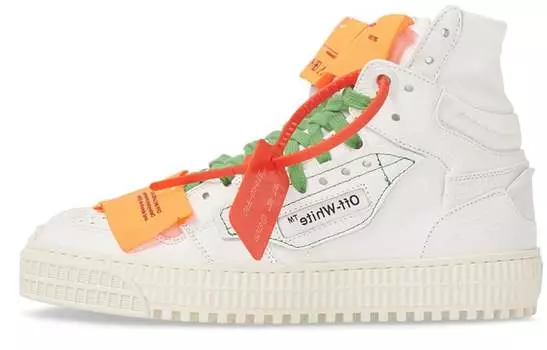 Кроссовки мужские Off-White Off-Court, белый / зеленый