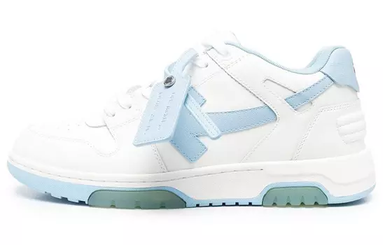 Кроссовки мужские Off-White Out Of Office, белый / голубой / зеленый