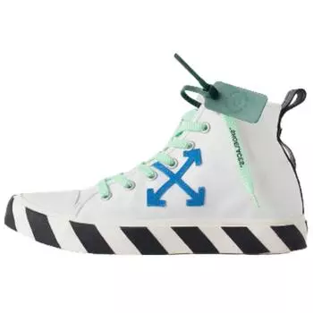 Кроссовки мужские Off-White, белый / черный / зеленый
