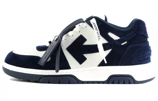 Кроссовки мужские Off-White Out Of Office, темно - синий / белый
