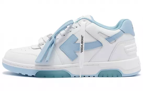 Кроссовки мужские Off-White Out Of Office, белый / голубой / бирюзовый