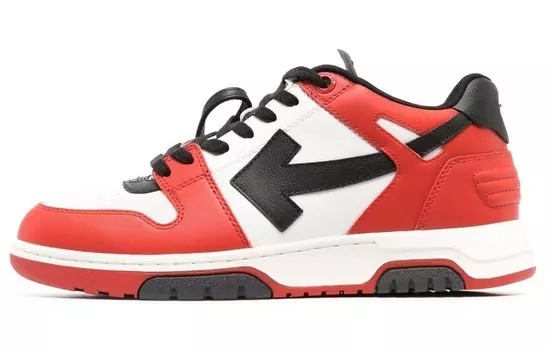 Кроссовки OFF-WHITE, красный/белый