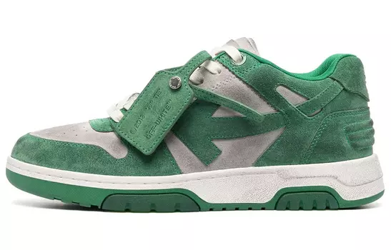 Кроссовки OFF-WHITE Out Of Office, изумрудный