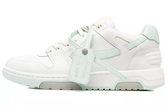 Кроссовки мужские Off-White Out Of Office, белый / светло - зеленый