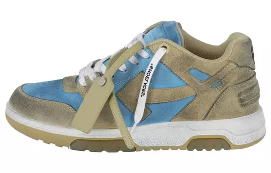 Кроссовки мужские Off-White, серый / синий