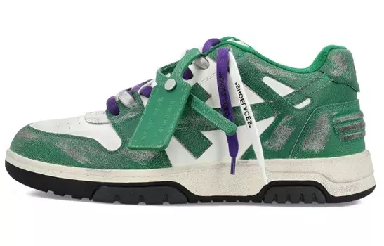 Кроссовки мужские Off-White Out Of Office, изумрудный