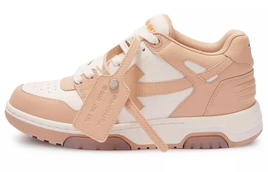Кроссовки OFF-WHITE Out Of Office Low-Top Sneaker 'Tan White' Women's