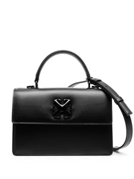 Off-White сумка Jitney с верхней ручкой, черный