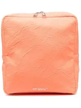 Off-White сумка-мессенджер с логотипом, оранжевый