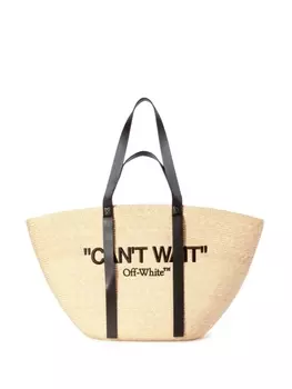 Off-White сумка-тоут Day Off, нейтральный цвет