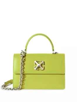 Off-White сумка-тоут Jitney 1.4, зеленый