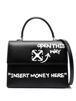 Off-White сумка-тоут Jitney 1.4, черный