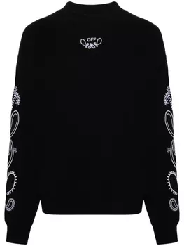 Off-White толстовка Bandana Arrow, черный