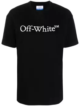 Off-White толстовка Bookish с логотипом, черный