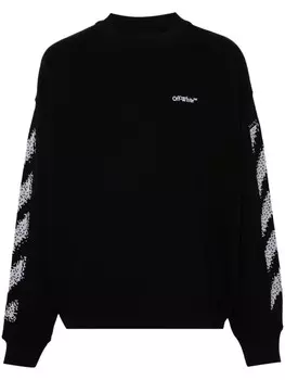 Off-White толстовка Pixel Diag, черный