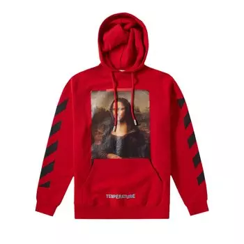 Off-White Толстовка с капюшоном Mona Lisa Красный