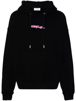 Off-White толстовка с капюшоном «Пчела-дракон», черный