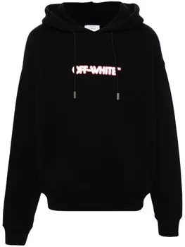 Off-White толстовка с круглым логотипом, черный