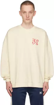 Off-White Толстовка с монограммой MoneyGram Haas F1 Edition Racing Palm Angels
