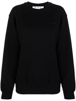 Off-White толстовка с принтом Diag, черный