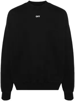 Off-White толстовка с вышивкой Arrows, черный
