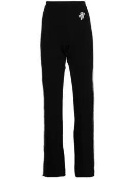 Off-White трикотажные спортивные брюки Outline, черный