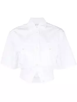 Off-White укороченная рубашка Toybox, белый