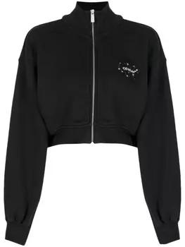 Off-White укороченная толстовка с логотипом Arrows, черный