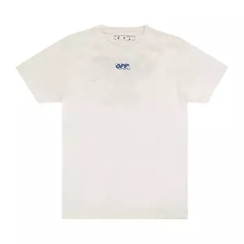 Off-White Узкая футболка Mirko Белая