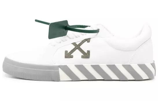 OFF-WHITE Вулканизированные стильные мужские туфли для скейтбординга