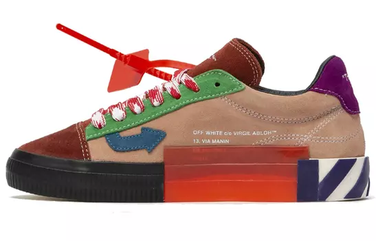 OFF-WHITE Вулканизированные женские туфли для скейтбординга