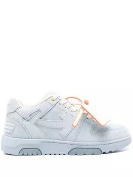 Off-White замшевые кроссовки Out Of Office, синий
