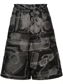 Off-White жаккардовые шорты Xray, черный