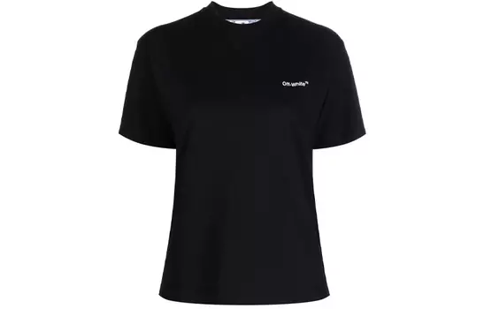 Футболка женская Off-White Diag-Stripe, черный