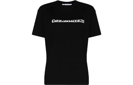 Футболка женская Off-White Underlined Logo, черный