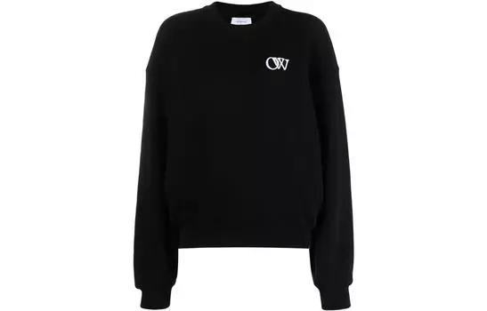 Толстовка женская Off-White Logo-Print, черный