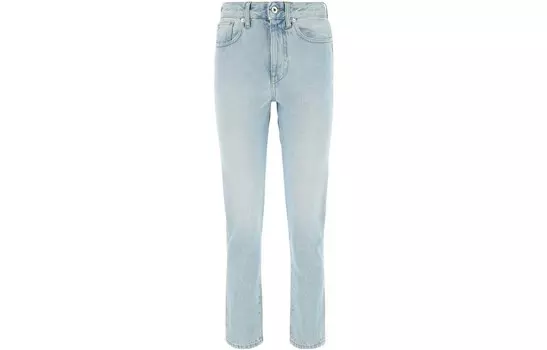 OFF-WHITE Женские джинсы, цвет Blue