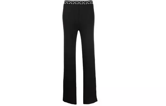 OFF-WHITE Женские повседневные брюки, цвет Black