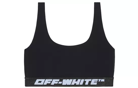 Топ женский Off-White спортивный, черный