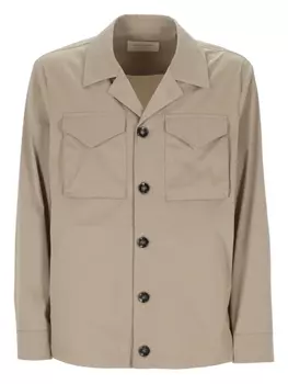OFFICINA 36 хлопковая рубашка-куртка, нейтральный