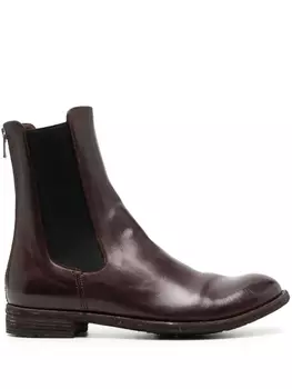 Officine Creative ботинки с эластичными вставками, коричневый