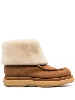 Officine Creative ботинки с мехом, нейтральный цвет