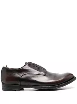 Officine Creative дерби на шнуровке, коричневый